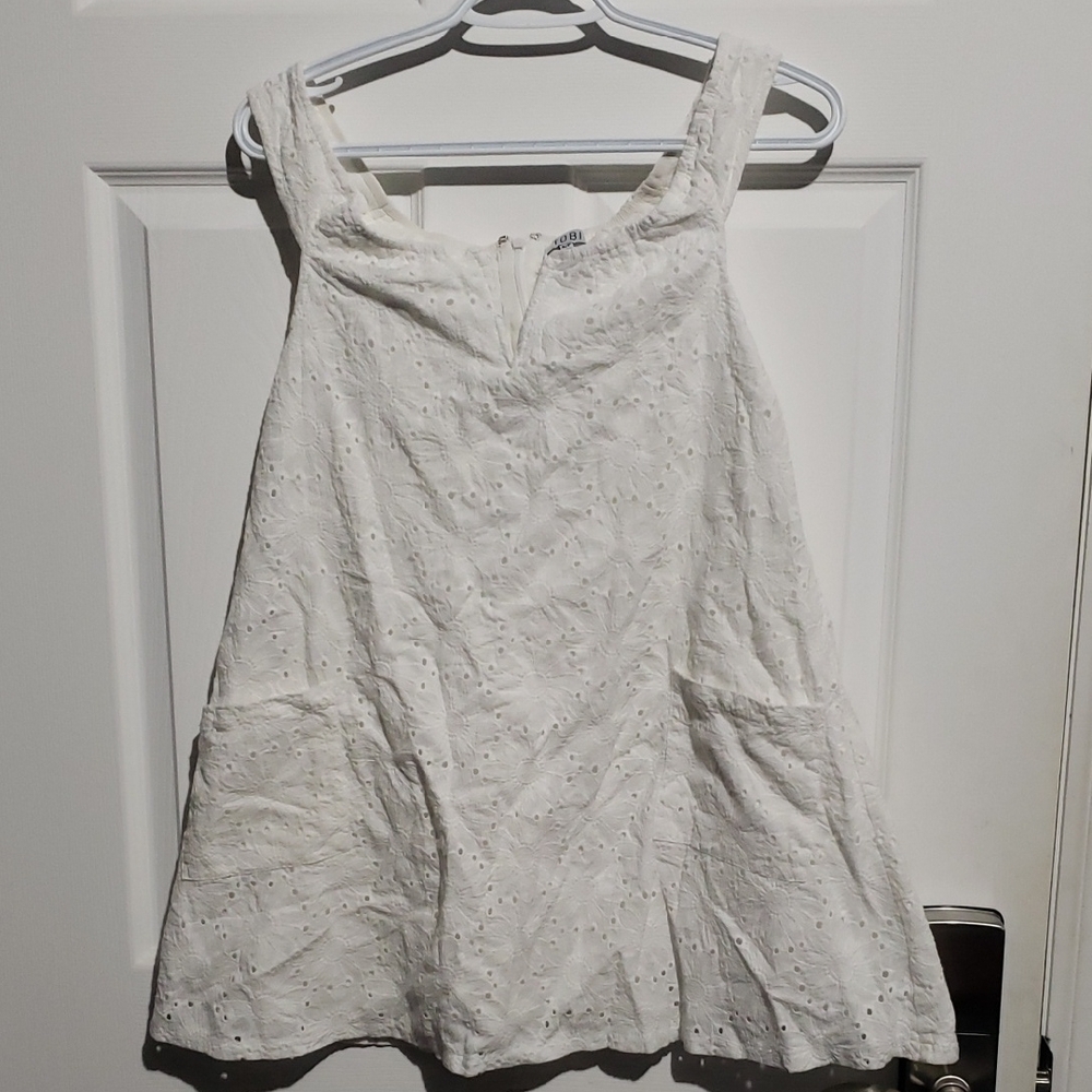Tobi White Eyelet Dress